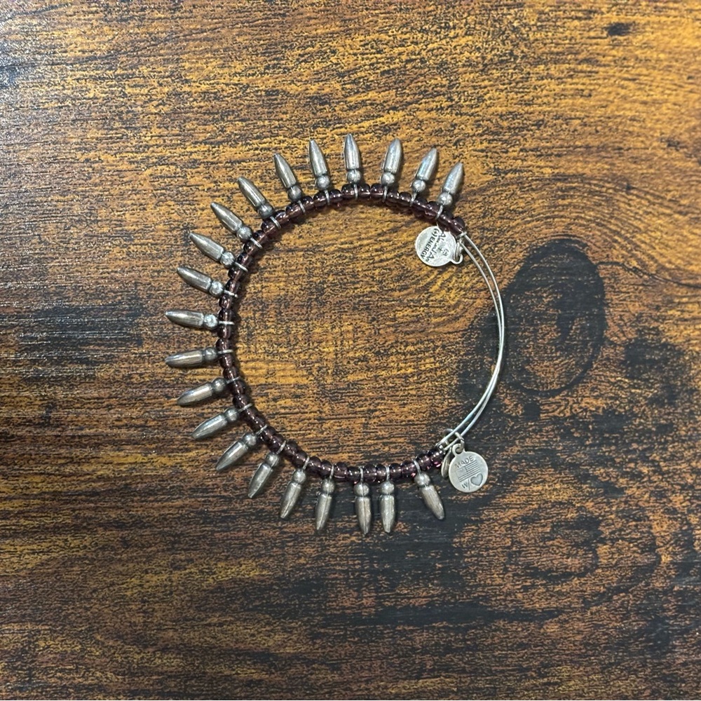 Alex and Ani Spike Beaded Bracelet